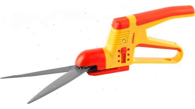 Ножницы поворотные для стрижки травы с эфесом (Grinda) обзор 8-422025_z01 смотреть онлайн