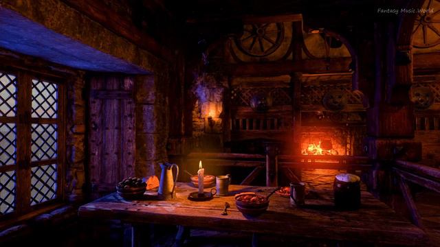 Medieval Tavern Ambience | Fantasy Medieval Music | For Sleep, Relaxation, Focus