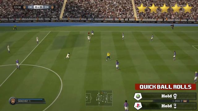 FIFA 15 Skill Tutorial 20 - Quick ball rolls + Running scoop turn смотреть онлайн