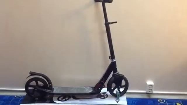 Самокат, видео самокат с большими колесами смотреть онлайн