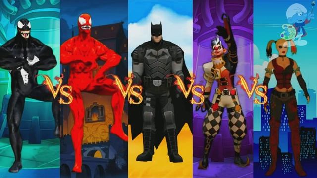 Разноцветный Челлендж ТАНЕЦ СУПЕРГЕРОЙ : ВЕНОМ, КАРНАЖ, БЭТМЕН, ДЖОКЕР, ХАРЛИ КВИНН смотреть онлайн