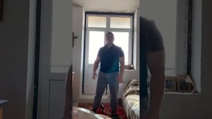 Жим гири 32 кг одной рукой на попа