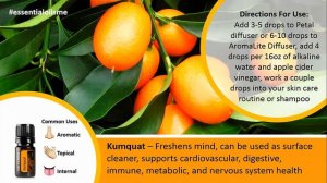 Delightful doTERRA Kumquat Essential Oil Uses