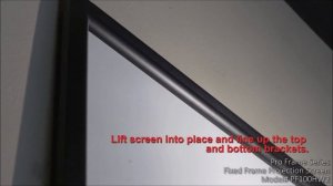 Elite ProAV® Pro Frame Series Product Installation Guide