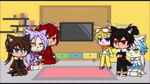 Sonic Characters React To Different Sonic Au's (Bad Apple Male Version)