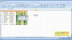 Excel 44 -Default column width Learn Excel Step by step in Hindi