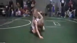 Kid Goes Beast Mode During Wrestling Match