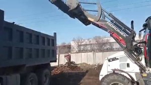 уборка территории и планировка ? Hidromek 102b alpha A5.