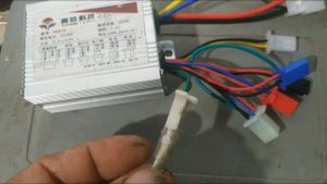 Как "поженить" контроллер YK31C для коллекторного э.двигателя и ручку газа с дисплеем KH-DX