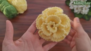 Невероятно красивый цветок крючком ? Идеи вязания ?