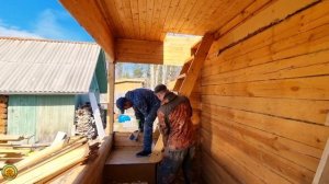 Демонтаж старого деревянного дома. Подготовка к строительству нового дома из бруса в Сыктывкаре