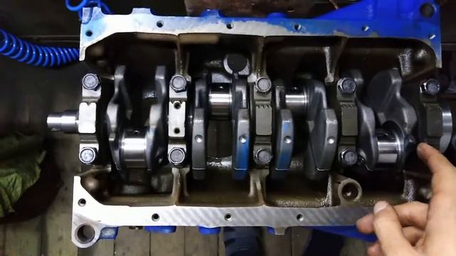 14.Обзор и установка нового коленвала 2110 в блок 21083 смотреть онлайн