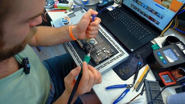 Увеличили память в 2 раза на Видеокарте RX470? Апгрейд видеокарты для майнинга! РЕМОНТ ВИДЕОКАРТЫ ?