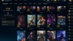 87 LVL Unranked (EUW) Champions: 39 Skins: 4