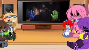 ♡|| Poppy Playtime reacts to Chapter 3 trailer #2 ||♡
