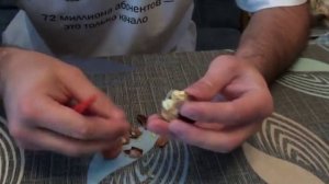 Декоративный гриб из плода каштана