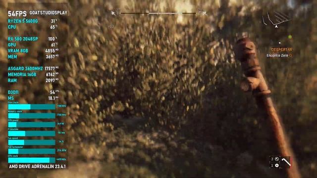 DYING LIGHT / RYZEN 5 5600G / RX 580 2048SP / TESTING IN 1080P ULTRA ! смотреть онлайн