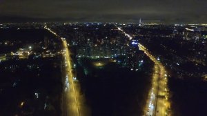 Ночной Питер с квадрокоптера
