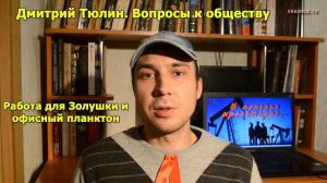 Работа для Золушки и офисный планктон. Вопросы к обществу. Дмитрий Тюлин