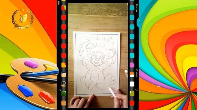 Мастер-класс по рисованию.Урок №17 Львенок.Творческая мастерская Инны Скрипцовой смотреть онлайн