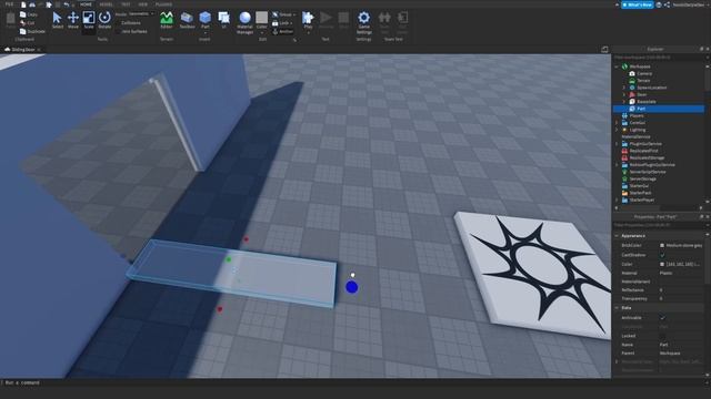 ROBLOX STUDIO | How to make an Automated Sliding Door [Supermarkets, Restaurants!] смотреть онлайн