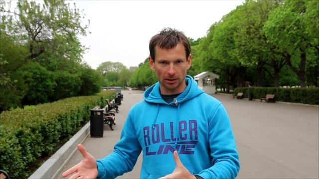 Разгон в полубалансе | Школа роликов RollerLine Роллерлайн в Москве