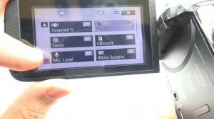 Canon Legria HF R56 Main Menu 4K
