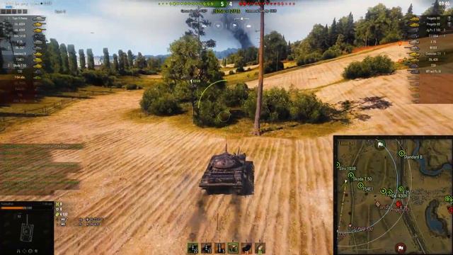 МАСТЕР на ЛТ Т-54 обл. МЕДАЛЬ ДОЗОРНЫЙ. 10К НАСВЕТА. World of Tanks