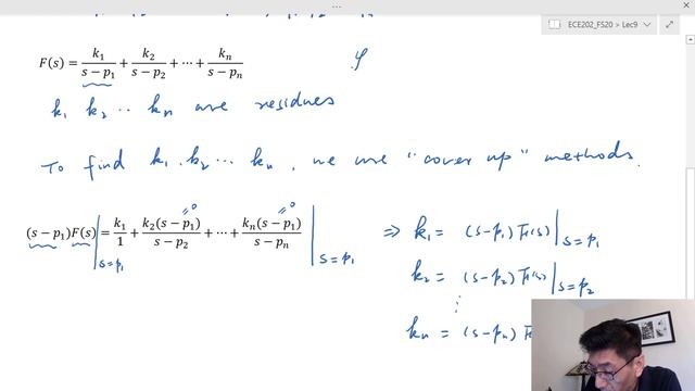 ECE202_Lec9_Part 2 Inverse Laplace Transform of Proper F(s) with Simple Real Poles смотреть онлайн