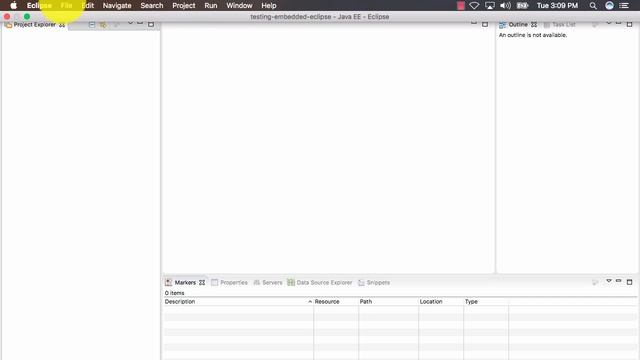 3 - Using Embedded Maven in Eclipse