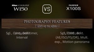 Nikon Coolpix W150 vs. Fujifilm X100S: A Comparison of Specifications