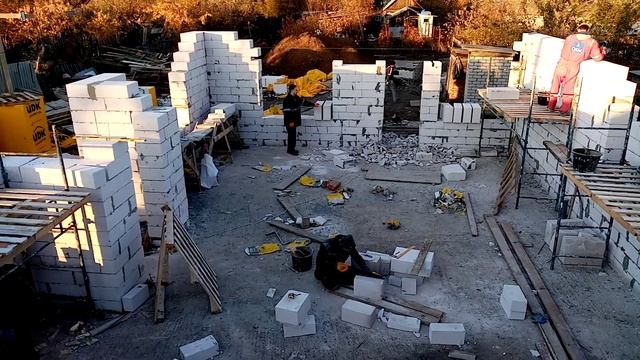Кладка газоблока, газобетона, кирпича в Краматорске ,Святогорске , Лимане, Киеве , Харькове смотреть онлайн