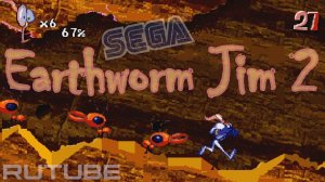 Earthworm Jim 2 - (16 Bit Sega Genesis) - Full Walkthrough - прохождение Джимми Червяка 2 на Сеге