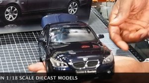 WOW unboxing Kyosho BMW 545i E60 1:18 diecast model