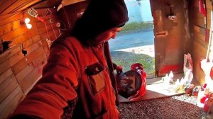 Купил газовую пушку в гараж. Тест. Валит огонь.