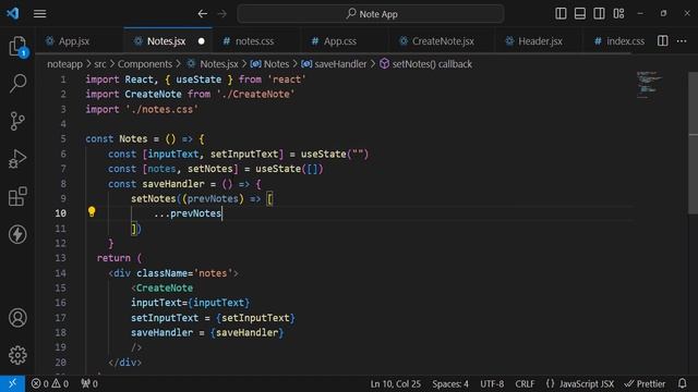 How to Build a Notes App with React and localStorage | React Beginner Project