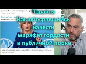 Теракты  Как обосравшийсь навести марафет гордости в публичной порке