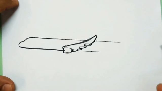 วาดเครื่องบินโดยสาร | How to Draw a passenger plane смотреть онлайн