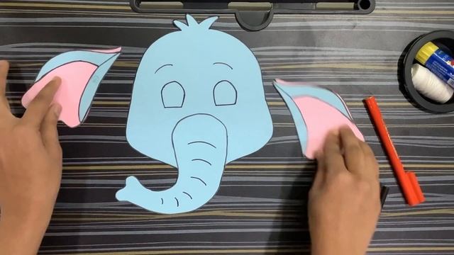 Elephant face mask | Elephant mask | How to make Elephant mask | Elephant mask making | Animal mask