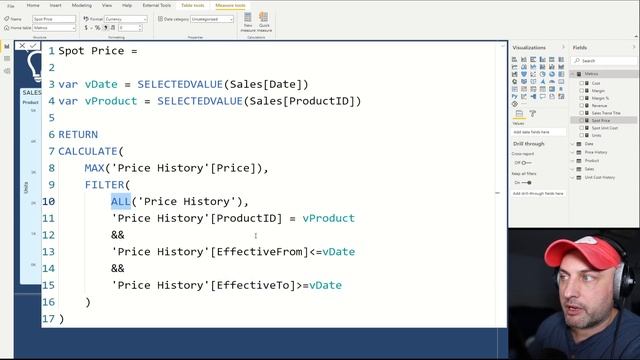 How to Calculate Revenue and Margin Using Price and Cost History Tables (Power BI DAX Tutorial) смотреть онлайн