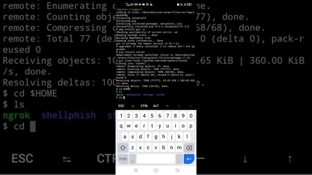 How To install ngrok without hotpost on in Termux смотреть онлайн