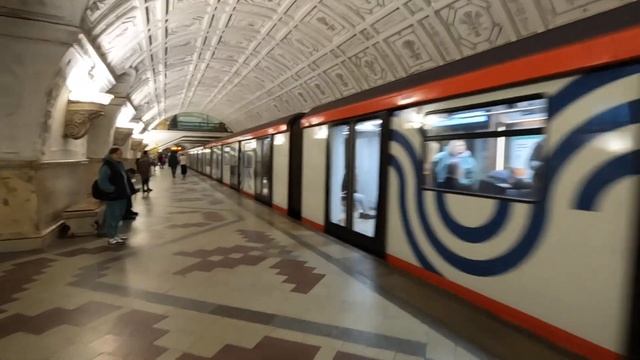 Russian Metro. Moscow. Dynamo, Belarusian, Kievskaya
