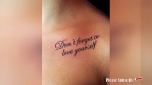 Awesome Quote Tattoos