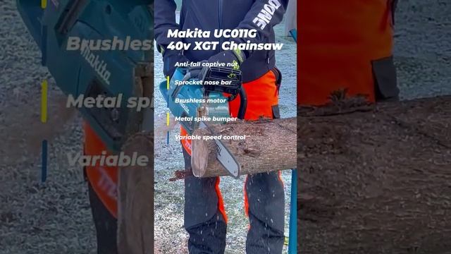 Makita UC011G Chainsaw cutting through like it's butter ?