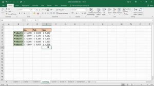 Consolidate Worksheets in Excel with Data Consolidation Tool