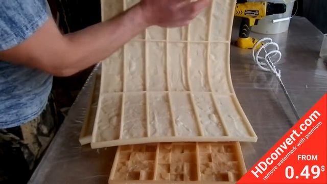изготовление декоративного камня из гипса