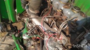 perkins 4,154/Вольво S830/замена топливных фильтров