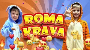 Интро Детское  для заказчика "Roma and Krava". Пример. Монтаж видео на заказ.