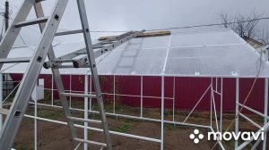 теплица домиком своими руками часть 7