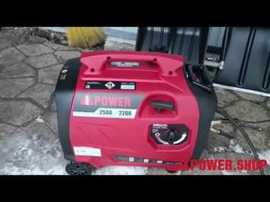 Инверторный бензиновый генератор A-iPower A2500IS (2.2 кВт). Видео от покупателя